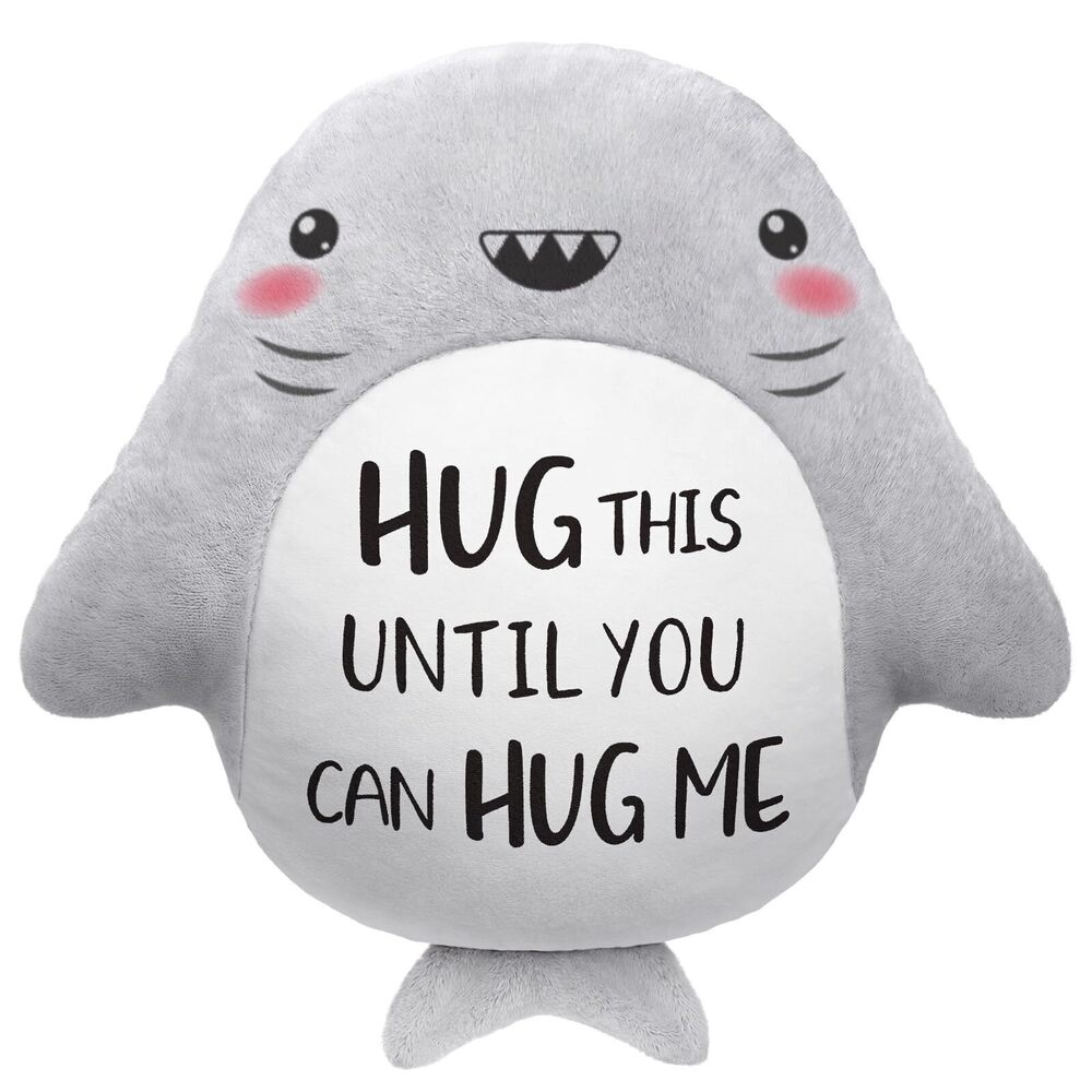 8823 Long Remote Distance Relationship Gifts Novelty Cute Shark Pillow